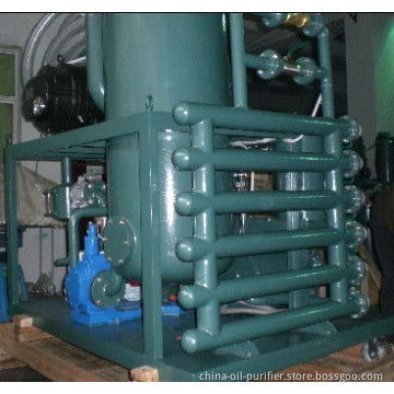 Hydraulic Lube Oil Filtration Processing / Treatment / Purification Plant With Vacuum Pump and Infrared System